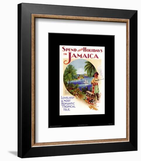 Holidays In Jamaica-null-Framed Art Print