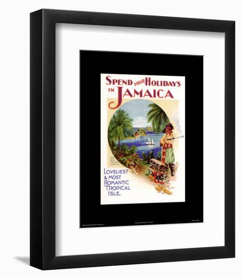 Holidays In Jamaica-null-Framed Art Print