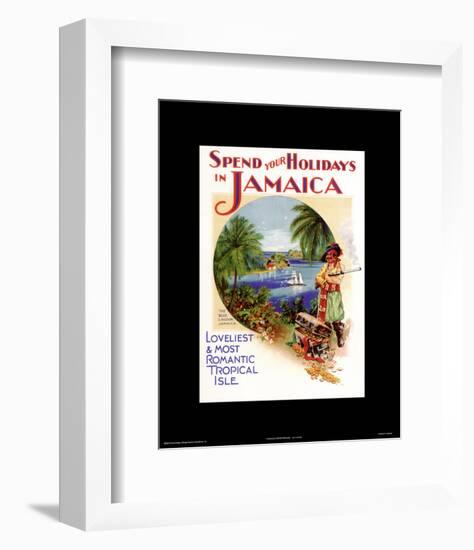 Holidays In Jamaica-null-Framed Art Print