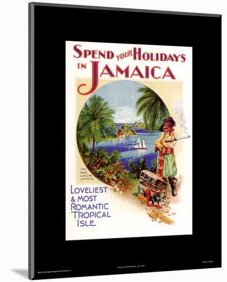 Holidays In Jamaica-null-Mounted Art Print