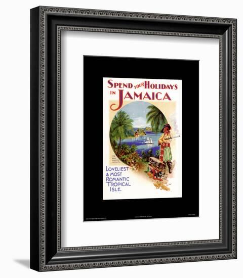 Holidays In Jamaica-null-Framed Art Print