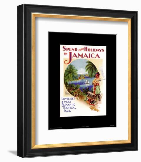 Holidays In Jamaica-null-Framed Art Print