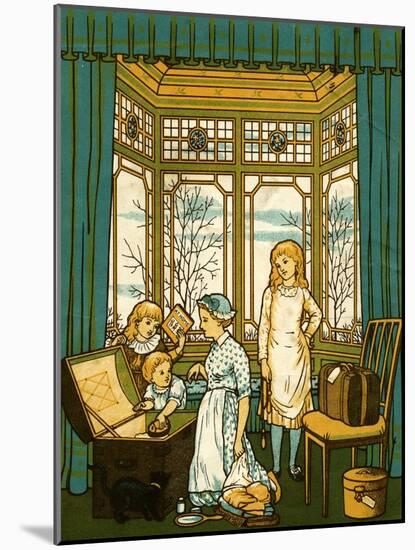 Holidays in Victorian times-Thomas Crane-Mounted Giclee Print
