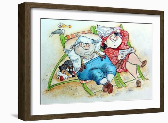 Holidays on the Beach-Maylee Christie-Framed Giclee Print