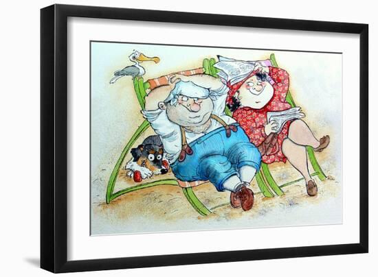 Holidays on the Beach-Maylee Christie-Framed Giclee Print