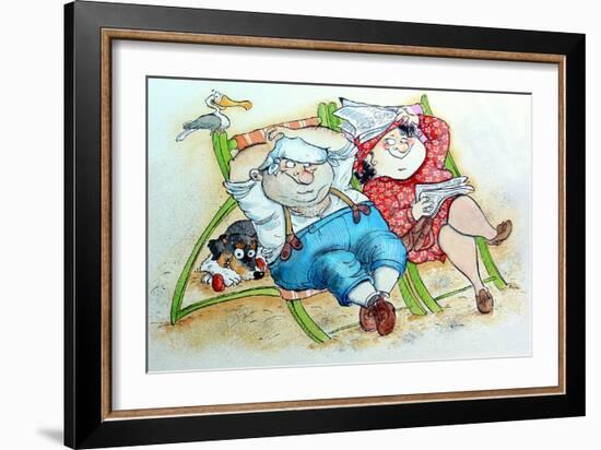 Holidays on the Beach-Maylee Christie-Framed Giclee Print