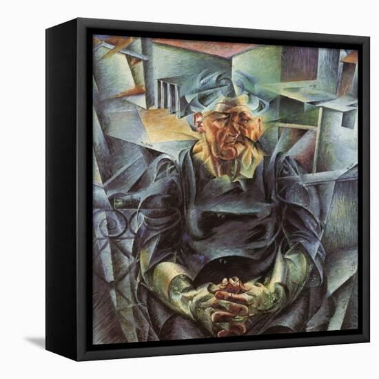 Holizonatal Volumes-Umberto Boccioni-Framed Premier Image Canvas