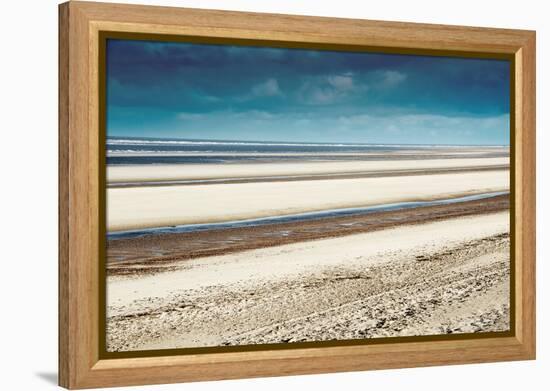 Holkham Sands-Tim Kahane-Framed Premier Image Canvas