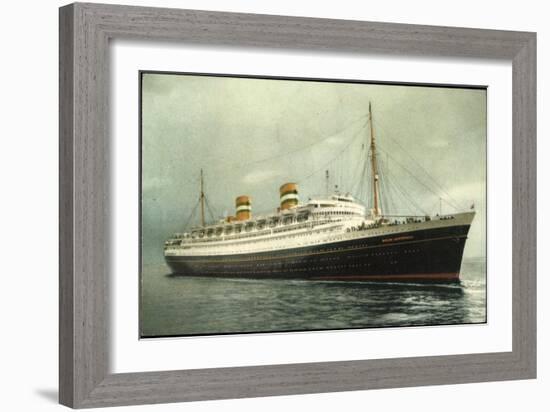 Holland America Line, Hal, S.S. Nieuw Amsterdam-null-Framed Giclee Print