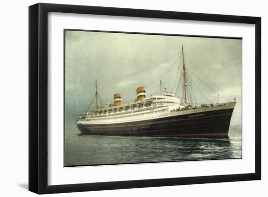 Holland America Line, Hal, S.S. Nieuw Amsterdam-null-Framed Giclee Print