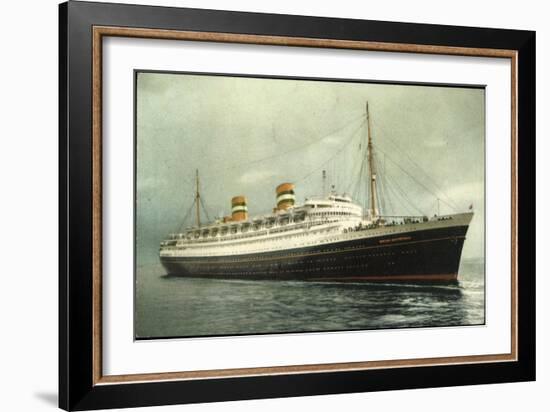 Holland America Line, Hal, S.S. Nieuw Amsterdam-null-Framed Giclee Print