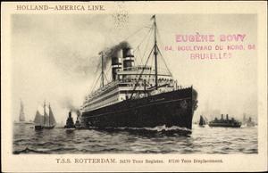 Holland America Line, Hal, T.S.S Rotterdam, Steamer
