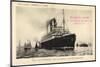 Holland America Line, Hal, T.S.S Rotterdam, Steamer-null-Mounted Giclee Print