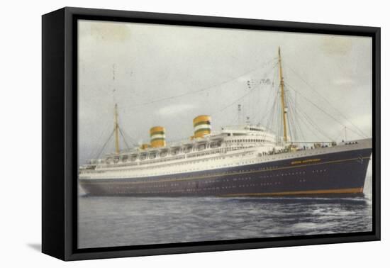 Holland America Line Liner Ss Nieuw Amsterdam-null-Framed Premier Image Canvas
