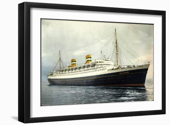 Holland America Line, Nieuw Amsterdam-null-Framed Giclee Print