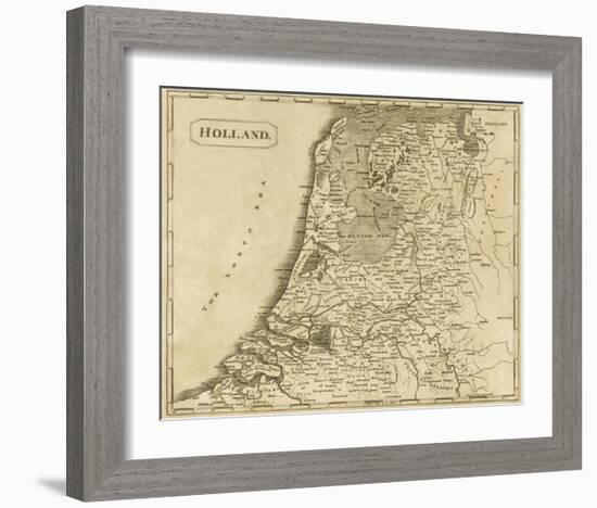 Holland, c.1812-Aaron Arrowsmith-Framed Art Print