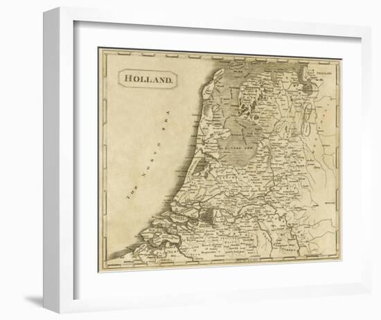 Holland, c.1812-Aaron Arrowsmith-Framed Art Print