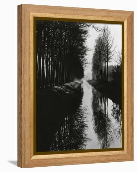 Holland Canal, 1971 (silver gelatin print)-Brett Weston-Framed Premier Image Canvas