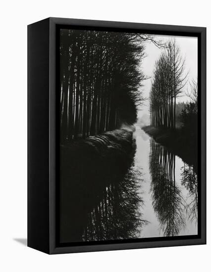 Holland Canal, 1971 (silver gelatin print)-Brett Weston-Framed Premier Image Canvas