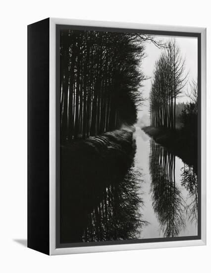 Holland Canal, 1971 (silver gelatin print)-Brett Weston-Framed Premier Image Canvas