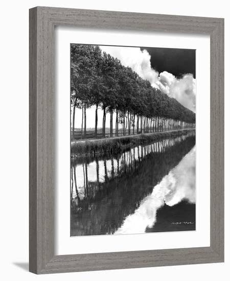 Holland Canal, Sluis, Holland-Monte Nagler-Framed Photographic Print