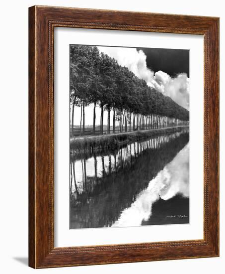 Holland Canal, Sluis, Holland-Monte Nagler-Framed Photographic Print