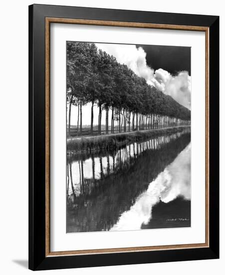 Holland Canal, Sluis, Holland-Monte Nagler-Framed Photographic Print