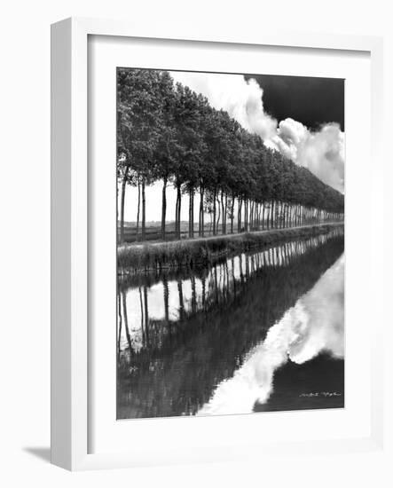 Holland Canal, Sluis, Holland-Monte Nagler-Framed Photographic Print