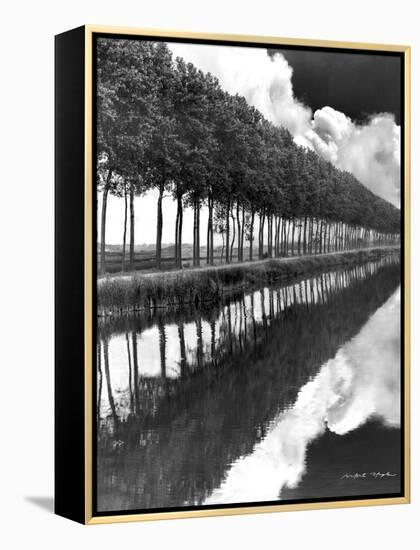 Holland Canal, Sluis, Holland-Monte Nagler-Framed Premier Image Canvas