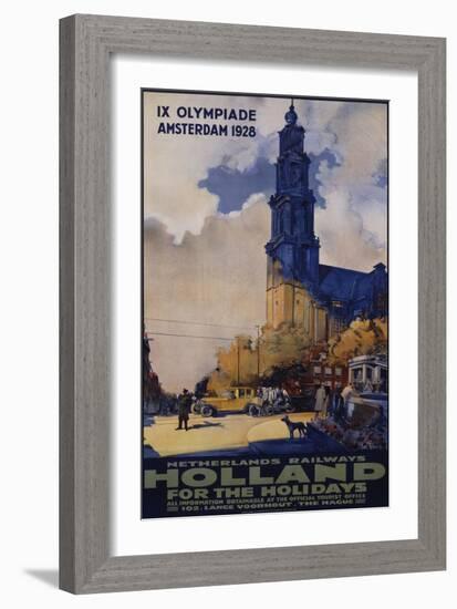 Holland for the Holidays Poster-Joseph Rovers-Framed Giclee Print