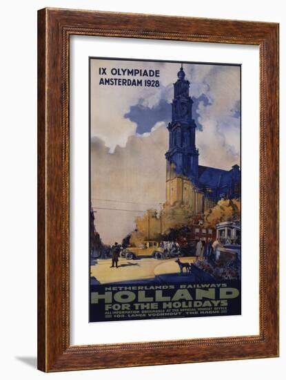 Holland for the Holidays Poster-Joseph Rovers-Framed Giclee Print