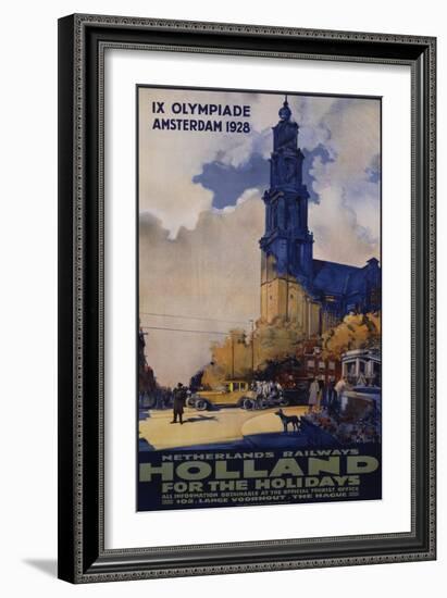 Holland for the Holidays Poster-Joseph Rovers-Framed Giclee Print