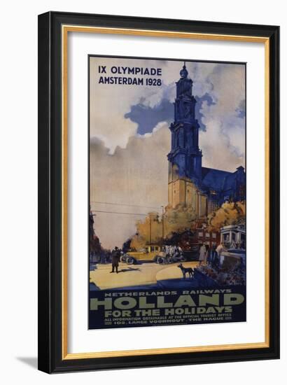Holland for the Holidays Poster-Joseph Rovers-Framed Giclee Print