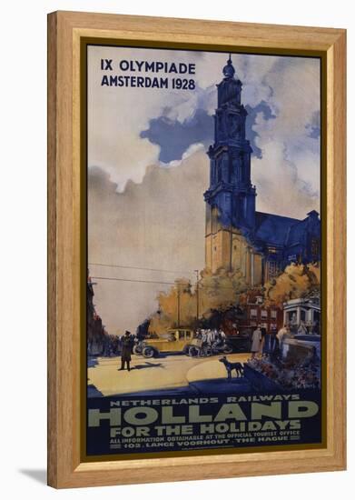 Holland for the Holidays Poster-Joseph Rovers-Framed Premier Image Canvas