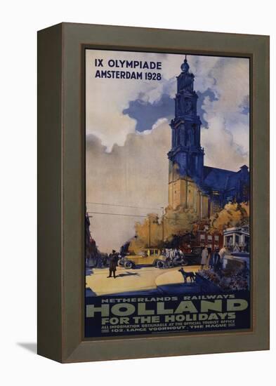 Holland for the Holidays Poster-Joseph Rovers-Framed Premier Image Canvas