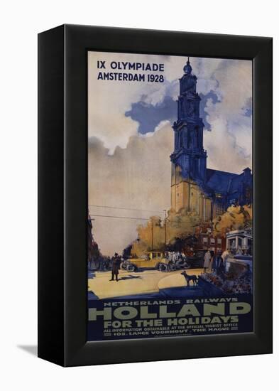 Holland for the Holidays Poster-Joseph Rovers-Framed Premier Image Canvas