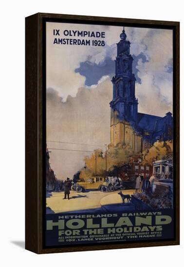 Holland for the Holidays Poster-Joseph Rovers-Framed Premier Image Canvas