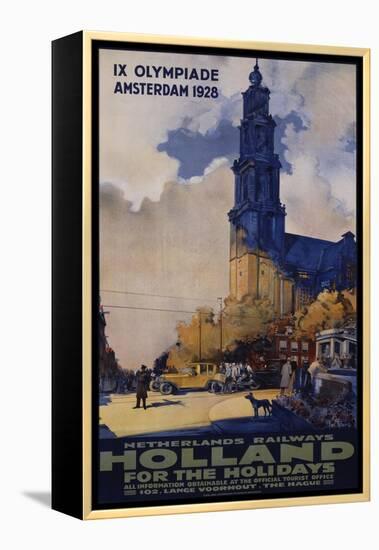 Holland for the Holidays Poster-Joseph Rovers-Framed Premier Image Canvas