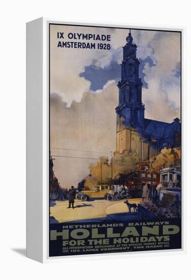 Holland for the Holidays Poster-Joseph Rovers-Framed Premier Image Canvas