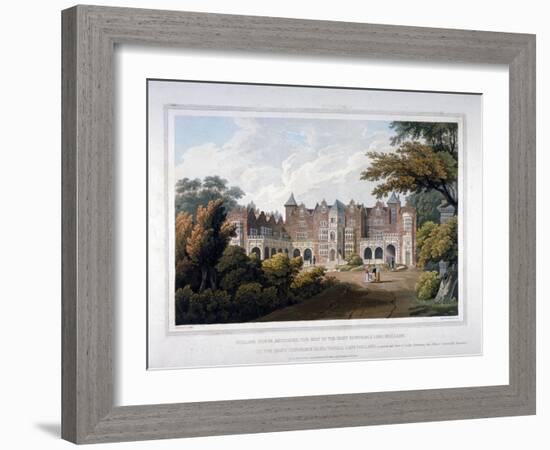 Holland House, Kensington, London, 1817-Robert Havell the Elder-Framed Giclee Print