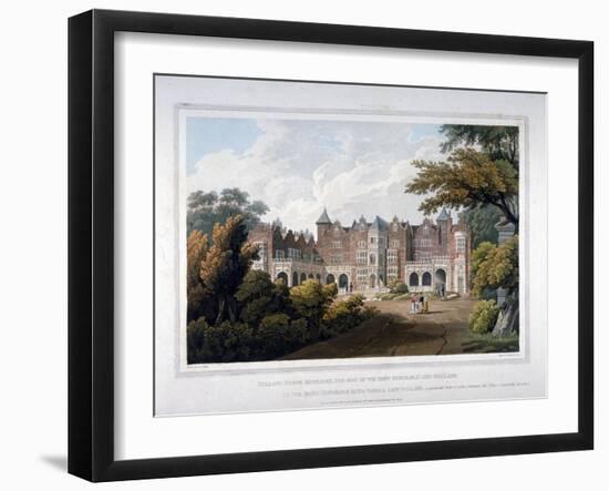 Holland House, Kensington, London, 1817-Robert Havell the Elder-Framed Giclee Print