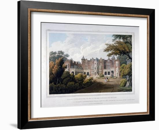 Holland House, Kensington, London, 1817-Robert Havell the Elder-Framed Giclee Print
