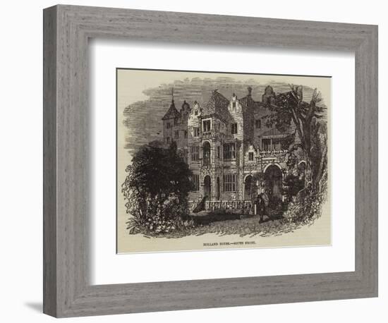 Holland House, South Front-null-Framed Giclee Print