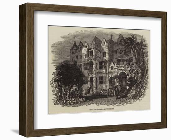 Holland House, South Front-null-Framed Giclee Print