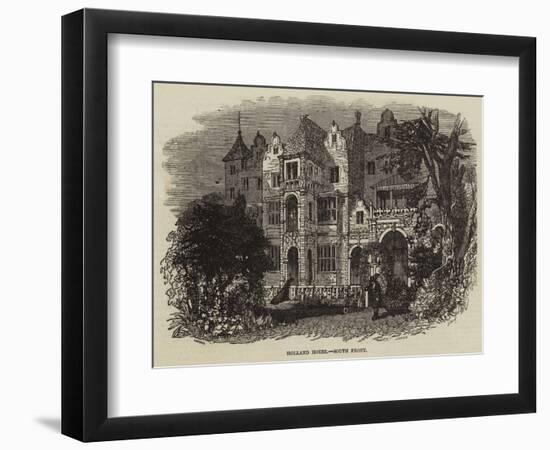 Holland House, South Front-null-Framed Giclee Print
