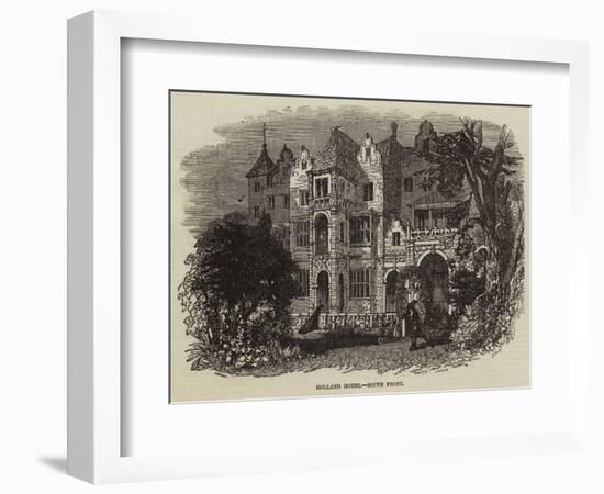 Holland House, South Front-null-Framed Giclee Print