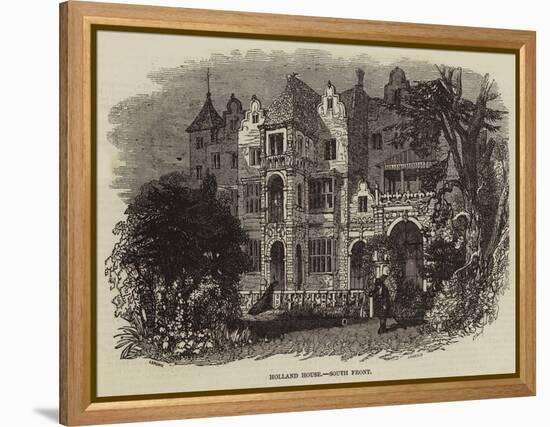 Holland House, South Front-null-Framed Premier Image Canvas