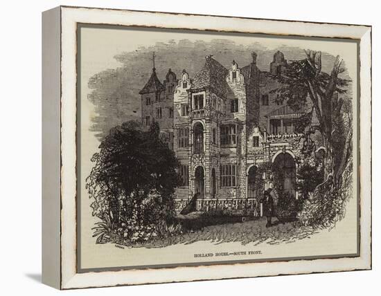 Holland House, South Front-null-Framed Premier Image Canvas