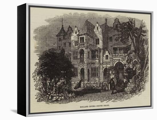Holland House, South Front-null-Framed Premier Image Canvas