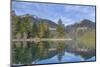 Holland Lake Lodge on Holland Lake in the Lolo National Forest, Montana, USA-Chuck Haney-Mounted Photographic Print